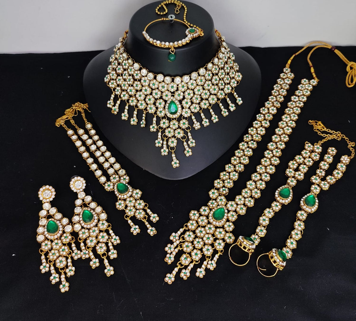 Grand Bridal Necklace & Accessory Set
