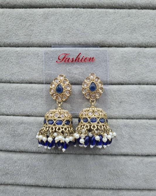 Pastel Pink & Pearl Jhumkhas