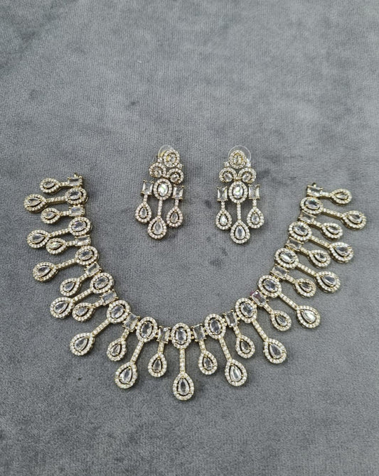 Gold Plated American Diamond Bridal Jewellery
