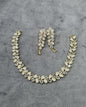 Dainty Floral Vine Jewelry Set Sophisticated Evening & Bridal Wear