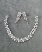 Dainty Floral Vine Jewelry Set Sophisticated Evening & Bridal Wear