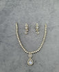 Elegant Gold-Plated Solitaire Teardrop Set