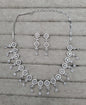 Geometric Link Set with Teardrop Jewellery set