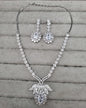 Sparkling White Stone AD Jewellery Set