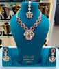 Traditional Gold-Finish Polki Set with Maang Tikka