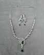 Imperial White American Diamond Teardrop Jewelry Set