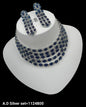 Royal Blue Multi-Strand "Lada" Necklace Set