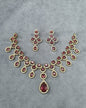 Imperial Emerald Green Pear-Drop Necklace Set