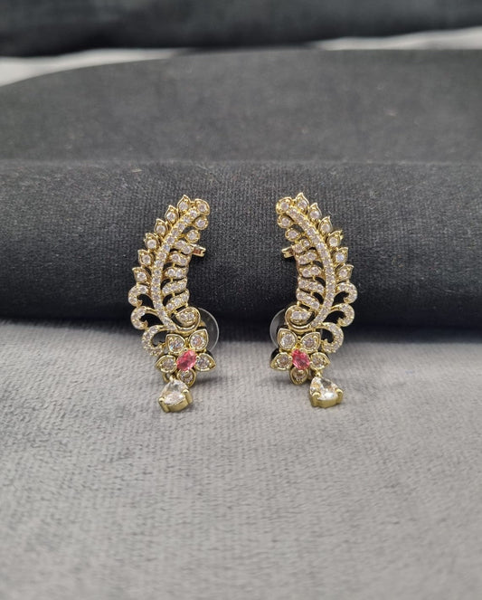 Crystal Ear Crawlers Elegant Scalloped