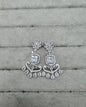 Blossom Ornate Floral AD Chandelier Earrings