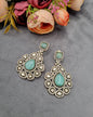 Rose Pastel Pink Traditional AD Earrings
