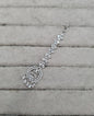 Elegant Silver-Plated AD Maang Tikka