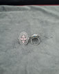 Oval Statement Ring Vibrant Multi Stone American Diamond Ring for Wedding