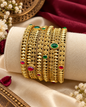Traditional Filigree & Beaded Bangle Set for Festive & Wedding Wear