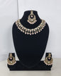 Handcrafted Floral  Antique Gold Plated Necklace Set For woman