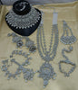 Elegant White Pearl Blossom & Gold Bridal Jewelry Set