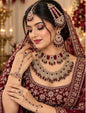 Complete Bridal Jewellery Set with Passa & Hathphool