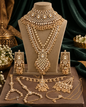 Royal Shadow Work Full Bridal Jewellery Set