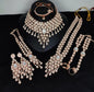 Grand Stone-Studded Bridal Dulhan Set with Statement Choker and Rani Haar