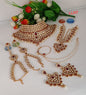 Dulhan Collection Gold Plated Bridal Jewellery Set 7-Piece For Woman