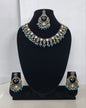 Handcrafted Floral  Antique Gold Plated Necklace Set For woman
