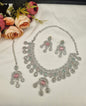Vogue Crystal Choker Set with Tikka & Earrings