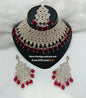 Soft Pink Droplets & Pearl Accents Choker Set