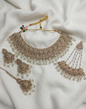The Mint Meadow Antique Gold Choker Set