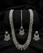 Traditional Green Beaded Long Necklace