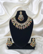 Traditional Wedding Choker Set Earrings with & Maang Tikka