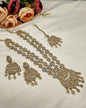 Imperial Floral Statement Jewelry Set with Earrings Mangtika
