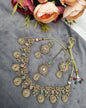 MEDALLION KUNDAN CHOKER TRIO