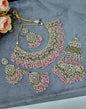 Choker Jewelry Set with Earrings, Maang Tikka & Passa
