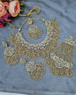 Choker Jewelry Set with Earrings, Maang Tikka & Passa