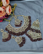 Choker Jewelry Set with Earrings, Maang Tikka & Passa