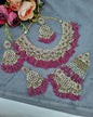 Choker Jewelry Set with Earrings, Maang Tikka & Passa