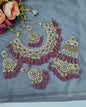 Choker Jewelry Set with Earrings, Maang Tikka & Passa