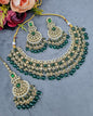 Crystal Jewelry Set with Earrings & Maang Tikka
