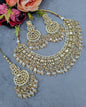 Crystal Jewelry Set with Earrings & Maang Tikka