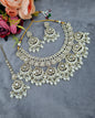 Royal Chandbali & Pearl Bridal Jewelry Set with Earrings & Maang Tikka
