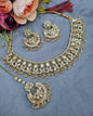 Antique Gold Necklace Set with Earrings & Maangtikka