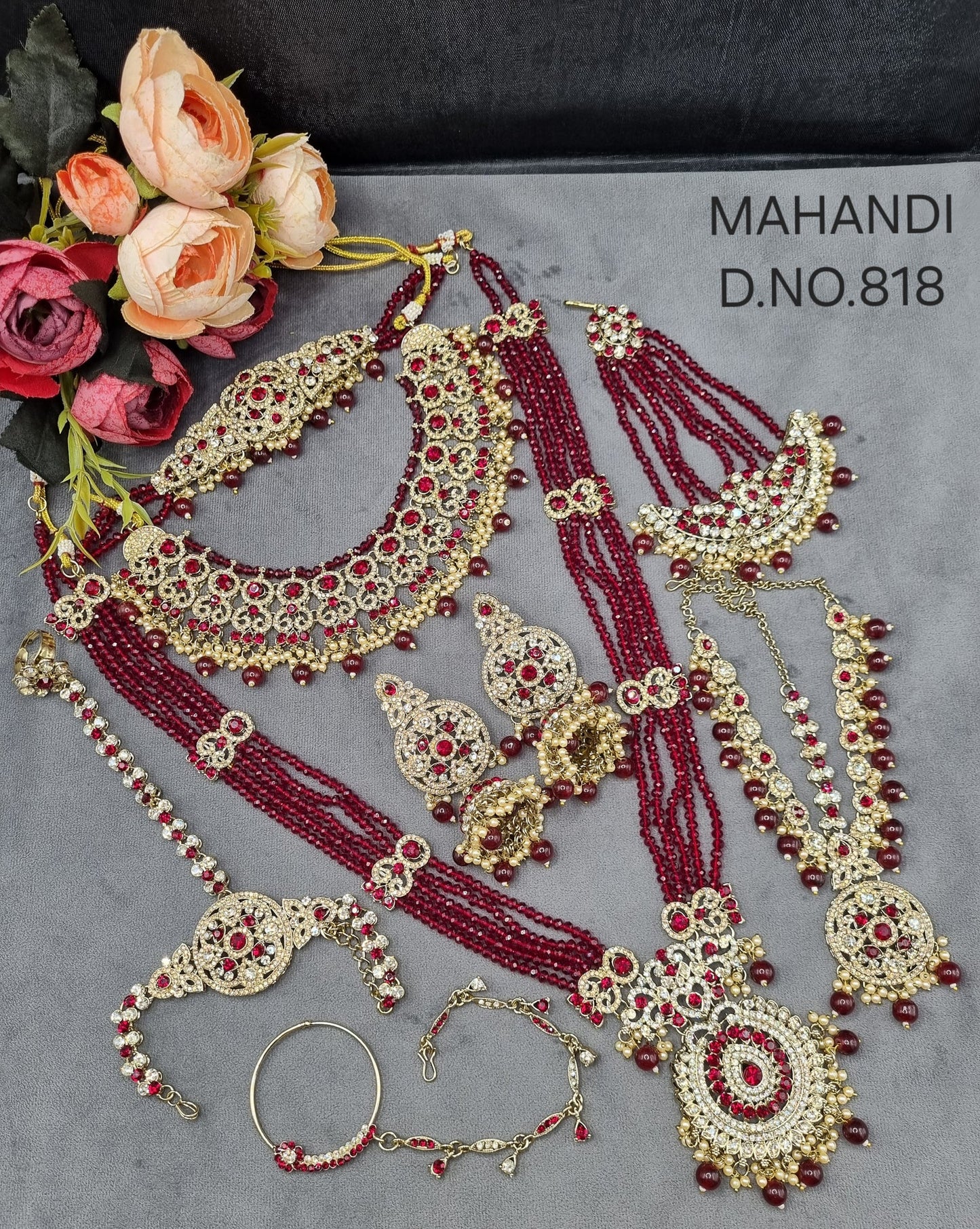 Bridal Indian Jewellery Set – Multi-Piece Ethnic Wedding Collection