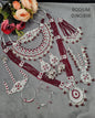 Bridal Rhodium Polish Jewellery Set – Complete Multi-Piece Wedding Collection