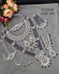 Bridal Rhodium Polish Jewellery Set – Complete Multi-Piece Wedding Collection