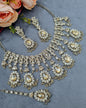 Antique Gold Crystal Teardrop Jewelry Set