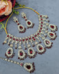 Antique Gold Crystal Teardrop Jewelry Set