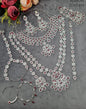 Rhodium-Plated Complete Bridal Jewellery Set