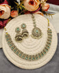 Traditional Stone Choker & Jhumka Jewelry Set