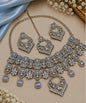 Royal Vintage Motif Stone-Studded Partywear Necklace Set