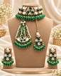 Shadow Floral Choker Necklace Set with Earrings, Tikka & Passa